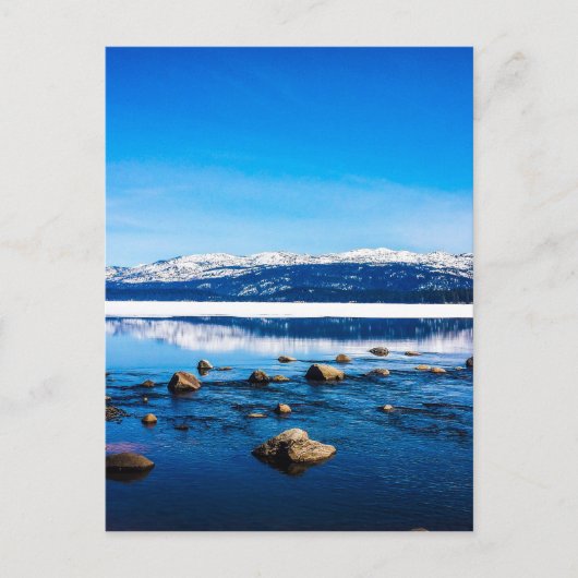 "Mooi in blauw" Briefkaart (Voorkant)