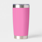 Mooi in het roze   geïsoleerde drinkbeker (Achterkant)