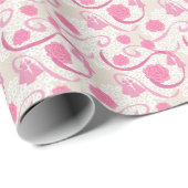 Mooi in Roze  Cadeaupapier (Rol Hoek)