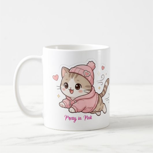 Mooi in Roze Koffiemok (Links)