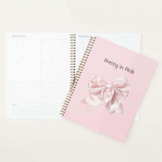 Mooi in Roze Strik Planner (Display)