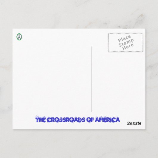 Mooi Indiana briefkaart. Briefkaart (Achterkant)