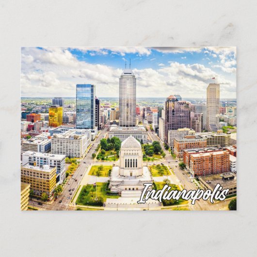 Mooi Indianapolis, Indiana, Verenigde Staten Briefkaart (Voorkant)