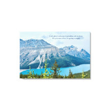 Mooi inspirerend citaat Mountain Lake landschap