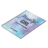 Mooi Inspirerend Notitieboek voor meisjes (Linkerzijde)