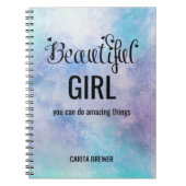 Mooi Inspirerend Notitieboek voor meisjes (Voorkant)