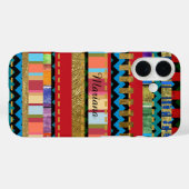 mooi iPhone-6 met kleurrijk strepenpatroon Case-Mate iPhone Case (Achterkant (horizontaal))