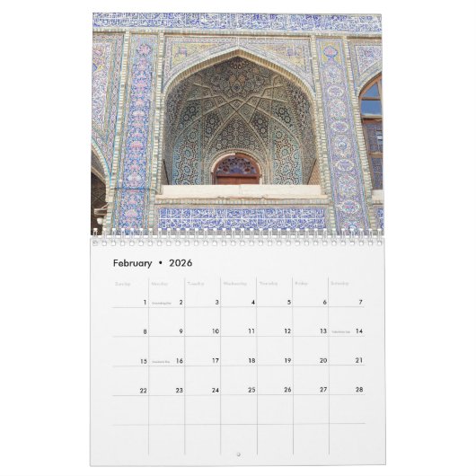 Mooi Iran Kalender (Feb 2026)