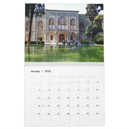 Mooi Iran Kalender (Jan 2026)