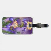 Mooi Iris Flower Bagagelabel (Achterkant horizontaal)
