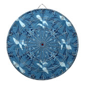 Mooi Iriserend blauw patroon. Naadloos Dartbord (Voorkant)