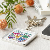 Mooi Is Ze Moeder Sleutelhanger (Zijkant)