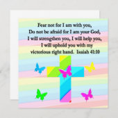 MOOI ISAIAH 41:10 ONTWERP KAART (Voorkant / Achterkant)