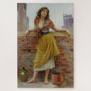 Mooi Italiaans Water-Carrier Meisje Legpuzzel