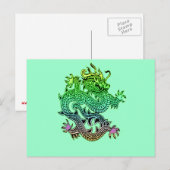 Mooi Jaar Giften van de Draak Feestdagenkaart (Voorkant / Achterkant)