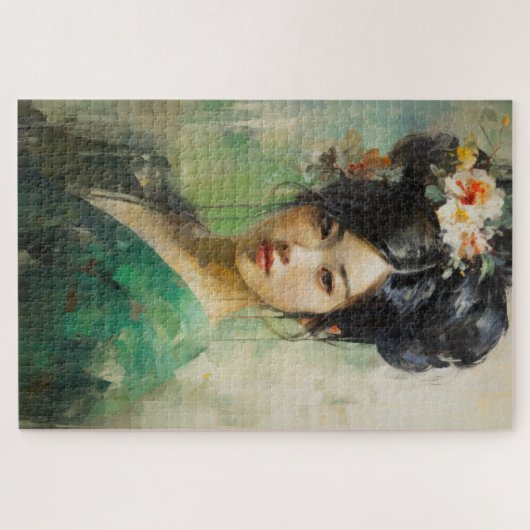 Mooi Japans meisje Legpuzzel (Horizontaal)