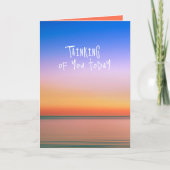 Mooi Je Tiener Sunrise Schrift Bericht Kaart (Voorkant)