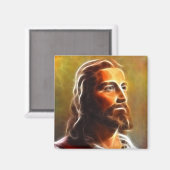Mooi Jezus Portret Magneet (Voorkant / Achterkant)