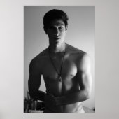 Mooi jong Man Poster (Voorkant)