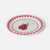 Mooi Jubileum van Ruby Papieren Bordje (Gekanteld)