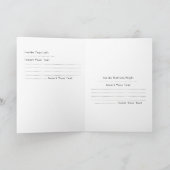 Mooi Jubileum wenst Wenskaart Kaart (Binnen)