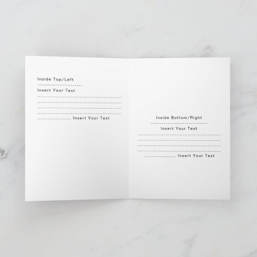 Mooi Jubileum wenst Wenskaart Kaart (Binnen)