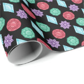 Mooi juwelen patroon cadeaupapier (Rol Hoek)