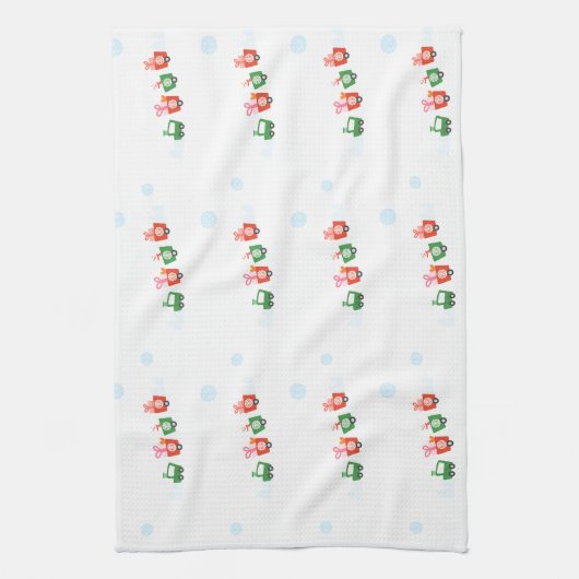 Mooi K patroon Keuken Handdoeken (Verticaal)