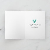 Mooi kaartje voor Vaderdag voor Papa! Kaart (Binnen)