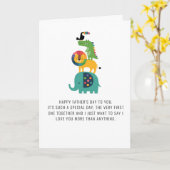 Mooi kaartje voor Vaderdag voor Papa! Kaart (Gele Bloem)
