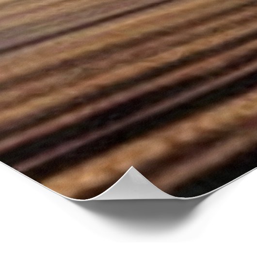 mooi kastanjepaard op het strand poster (Hoek)