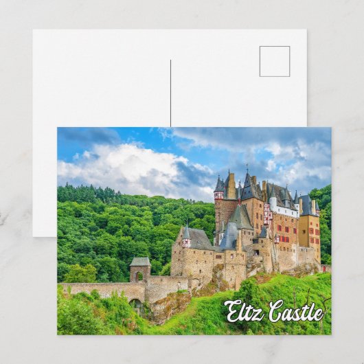 Mooi kasteel van Eltz, Duitsland Briefkaart (Voorkant / Achterkant)