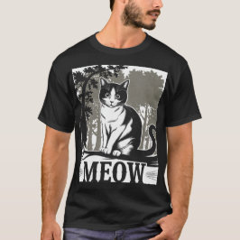 Mooi kat t shirt ontwerp