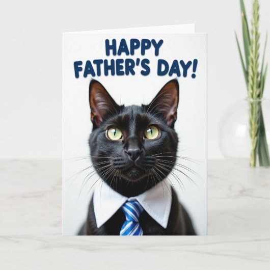 Mooi Kattenvadersdag Kaart (Voorkant)
