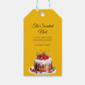 Mooi kerstcadeautag | Stijlvol Cadeaulabel (Voorkant)