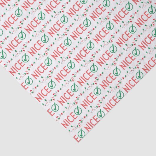 Mooi kerstcadeautje met chequelabel tissuepapier (Detail)