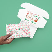 Mooi kerstcadeautje met chequelabel tissuepapier