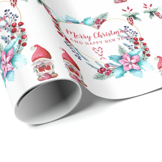 Mooi kerstdecor cadeaupapier (Rol Hoek)