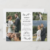 Mooi kerstfeest met Mistletoe Merry Bedankkaart (Voorkant)