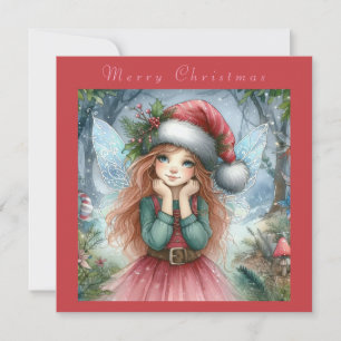 Mooi Kerstfeest van de fee Kaart