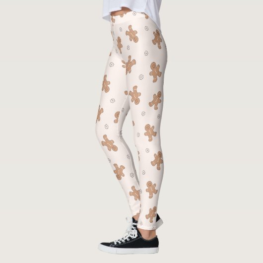 Mooi kerstgebak Patroon Leggings (Links)