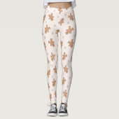 Mooi kerstgebak Patroon Leggings (Voorkant)