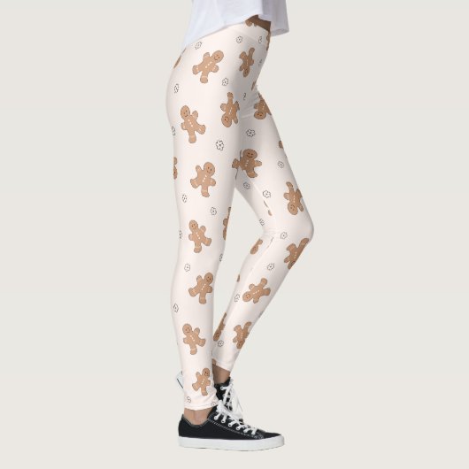 Mooi kerstgebak Patroon Leggings (Rechts)