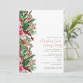 Mooi kerstkookjesruilfeest met gemberkoek kaart (Staand voorkant)