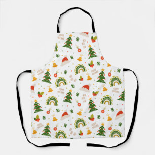 Mooi kerstpatroon schort