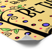 Mooi Kind Classroom Birds Tree Inspiring School Poster (Hoek)