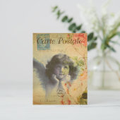 mooi kind van Little Girl Angel Frans Briefkaart (Staand voorkant)