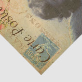  mooi kind van Little Girl Angel Frans Tissuepapier (Detail)