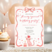 Mooi Kitty Verjaardag Kaart