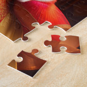 Mooi klein meisje met kat legpuzzel (Zijkant)